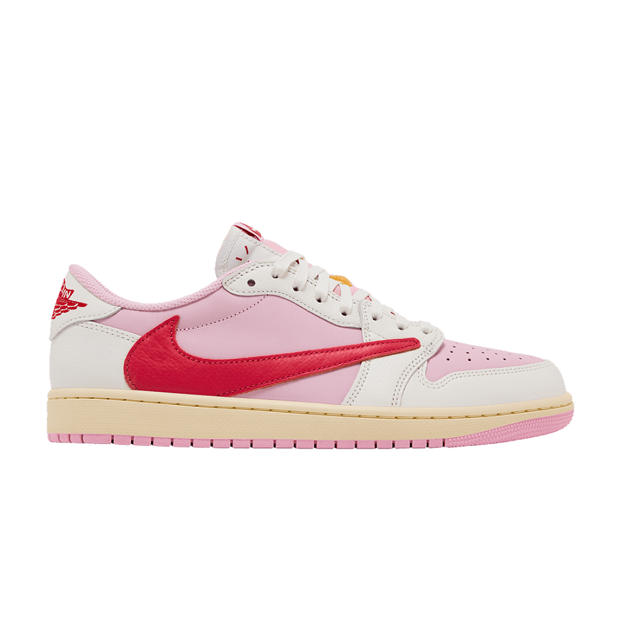 Фото № 1 с приближением к товару «‎Travis Scott x Air Jordan 1 Retro Low OG Sail Tropical Pink»