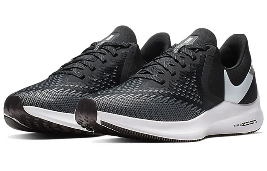 Фото № 3 с приближением к товару «‎Nike Air Zoom Winflo 6 Shield Running Shoes Black»