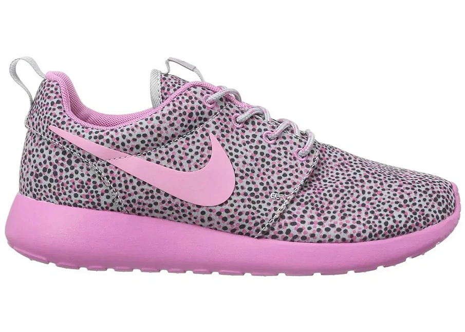 Фото № 1 с приближением к товару «‎Nike Roshe Run Print Polka Dot Pink Black »