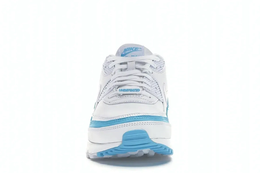Фото № 2 с приближением к товару «‎Nike Air Max 90 Undefeated White Blue Fury»