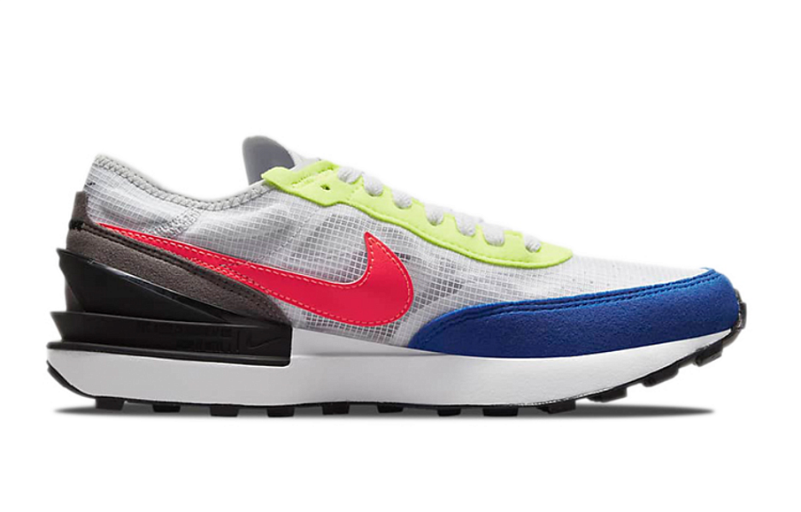Фото № 2 с приближением к товару «‎Nike Waffle One (GS) Low-Top Running Shoes WhiteBlueRed»