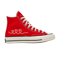 Фото № 1 с приближением к товару «‎Converse Chuck 70 High Valentines Day - University Red»
