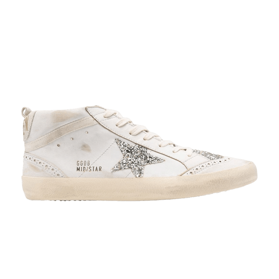Фото № 1 с приближением к товару «‎Women's Golden Goose Mid Star Leather Upper And Toe Beige Platinum»