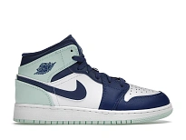 Фото № 1 с приближением к товару «‎Jordan 1 Mid Mystic Navy Mint Foam »