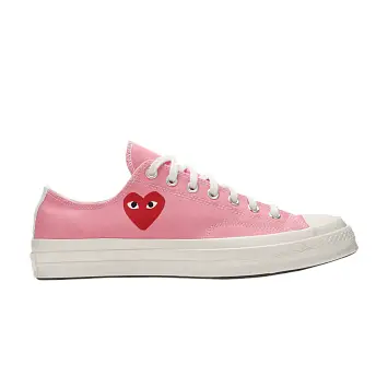 Comme des Garçons PLAY x Converse Chuck 70 Low Bright Pink - 1