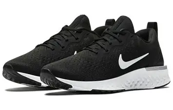 Nike Odyssey React Running Shoes Black White Wolf Grey - 3