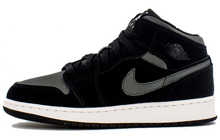 Фото № 1 с приближением к товару «‎Nike Air Jordan 1 Mid White Black Grey»