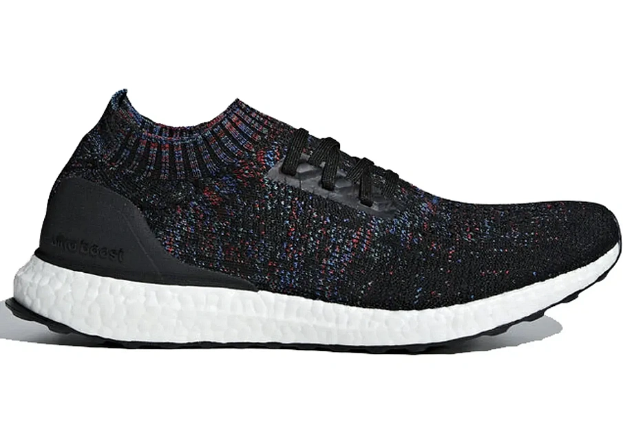 Фото № 1 с приближением к товару «‎adidas Ultraboost Uncaged Core Black Active Red Blue»