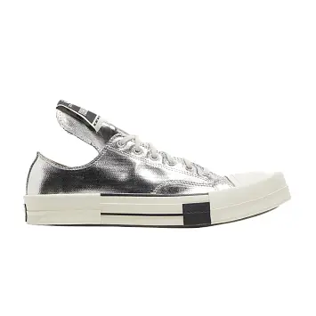 Rick Owens x Converse TURBODRK Chuck 70 Low Silver Lacquer - 1