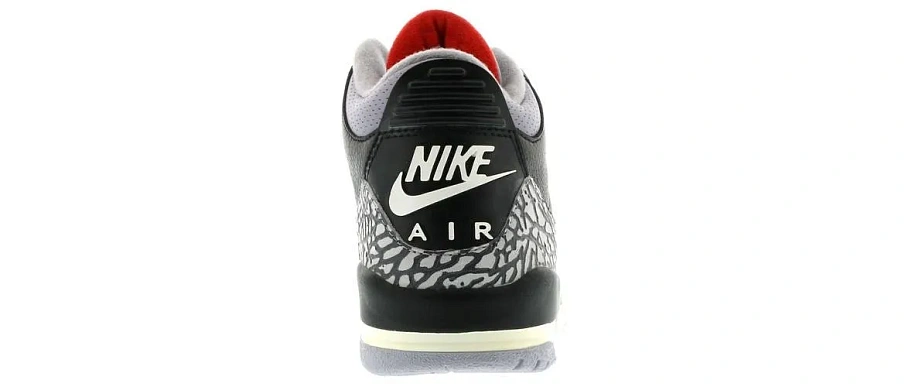 Фото № 5 с приближением к товару «‎Jordan 3 Retro Black Cement (2001)»
