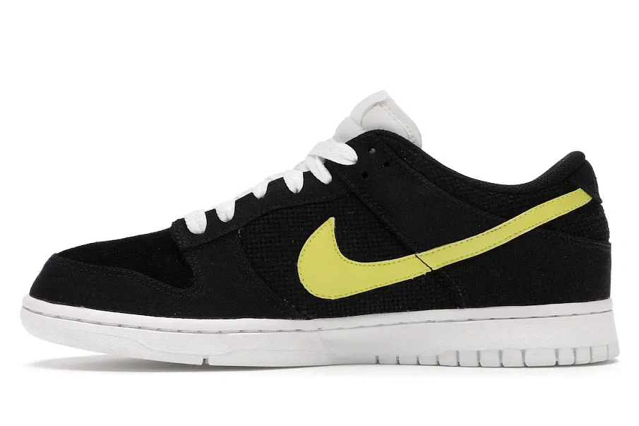 Фото № 3 с приближением к товару «‎Nike Dunk Low Black Electrolime White»