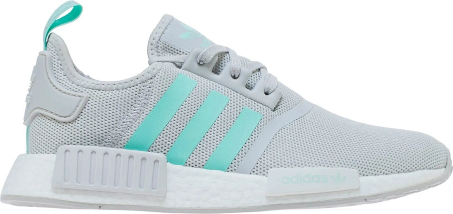 Фото № 1 с приближением к товару «‎adidas NMD R1 Grey Clear Mint (Youth)»