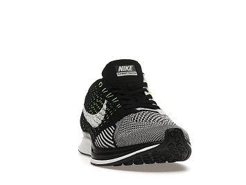 Nike Flyknit Racer Black White Volt - 4