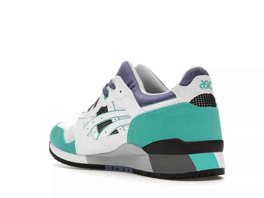 Фото № 5 с приближением к товару «‎ASICS Gel-Lyte III White Teal Blue»