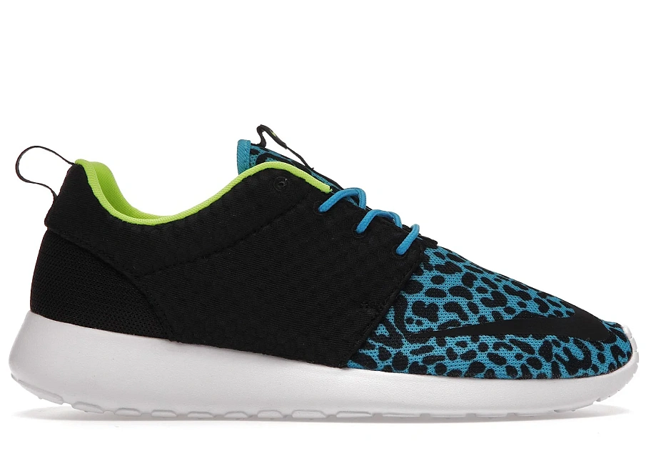 Фото № 1 с приближением к товару «‎Nike Roshe Run FB Blue Leopard»