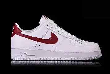  Nike Air Force 1 Low Skate shoes WhiteTeam Red - 1