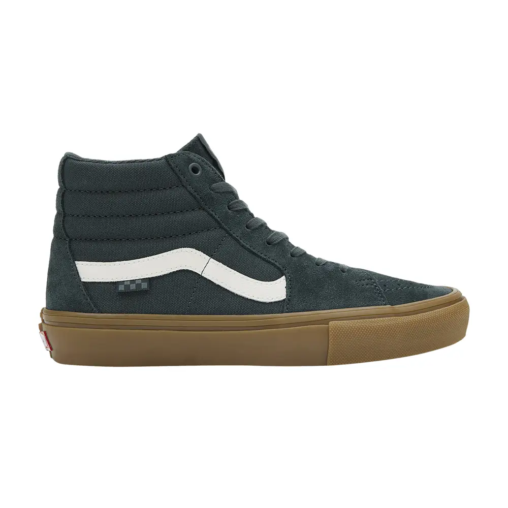 Vans Skate Sk8-Hi Dark Green Gum - 1