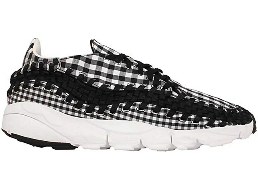 Фото № 1 с приближением к товару «‎Nike Air Footscape Woven Motion Gingham Pack Black»