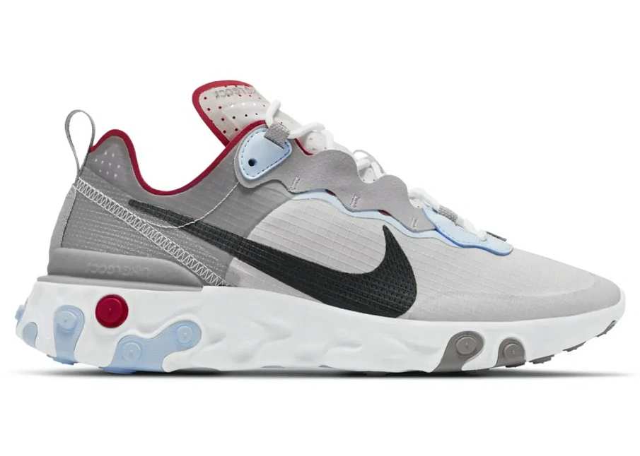 Фото № 1 с приближением к товару «‎Nike React Element 55 Enigma Stone Celestine Blue»
