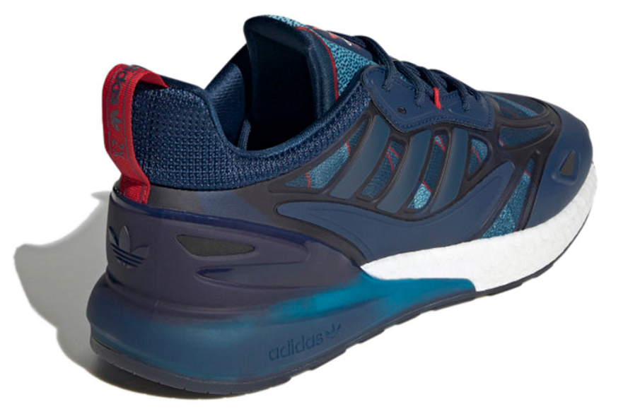 Фото № 4 с приближением к товару «‎adidas originals ZX 2K Boost 2.0 Navy»