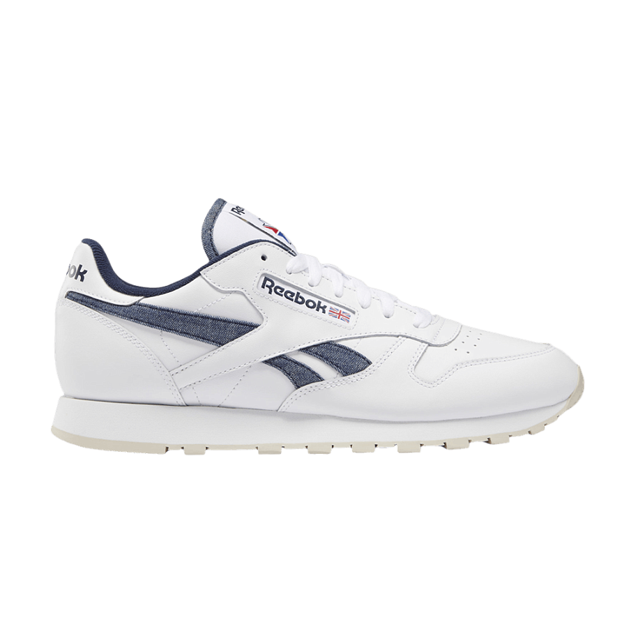Фото № 1 с приближением к товару «‎Reebok Classic Leather White Denim»