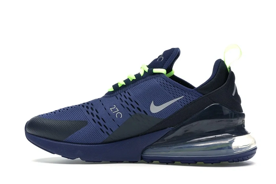 Фото № 5 с приближением к товару «‎Nike Air Max 270 Blue Void Volt»