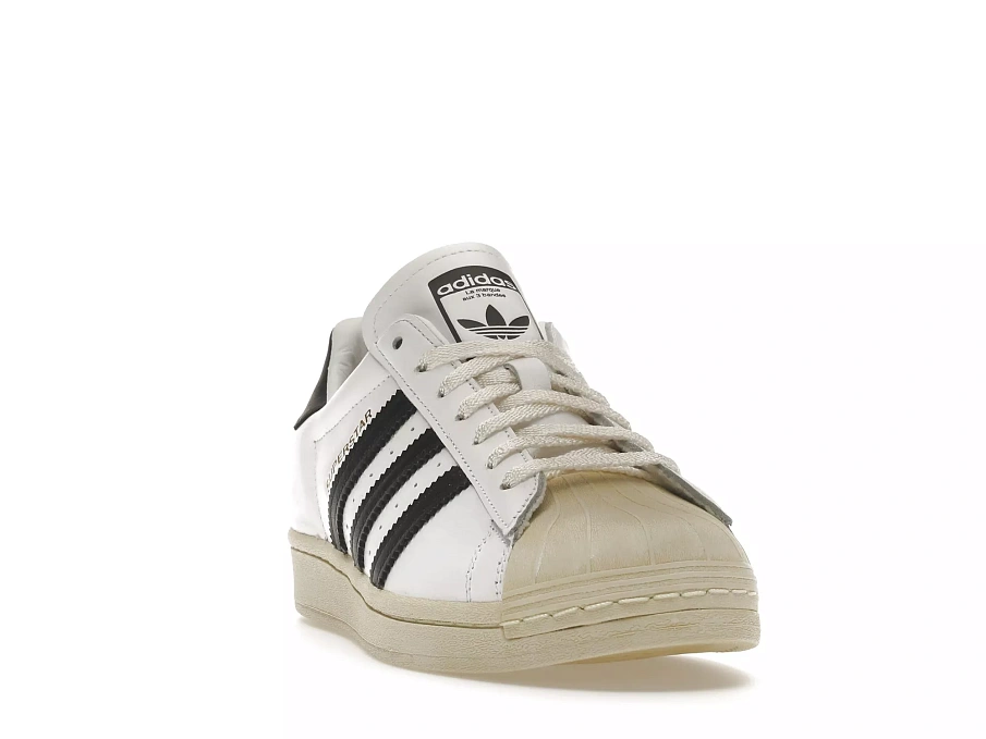 Фото № 2 с приближением к товару «‎adidas Superstar White Black Aged Sole»