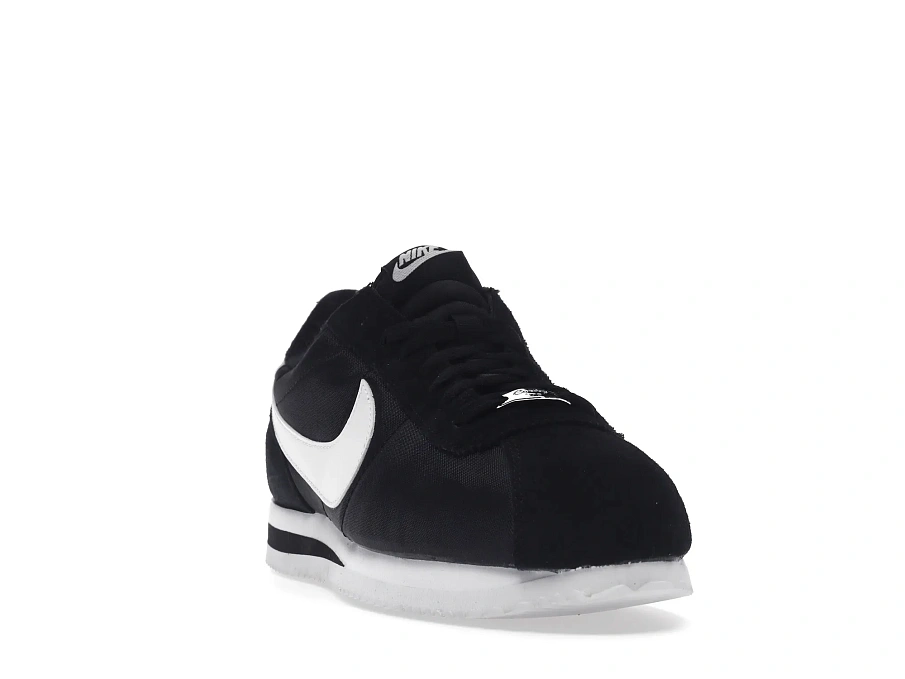 Фото № 2 с приближением к товару «‎Nike Cortez Basic Nylon Black White-Metallic Silver»