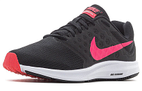 Фото № 3 с приближением к товару «‎Nike Wmns Downshifter 7 Damping Non Slip Color Matching Running Shoes BlackPink»