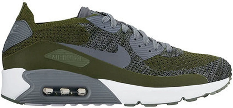 Фото № 1 с приближением к товару «‎Nike Air Max 90 Ultra Flyknit 2.0 Green»