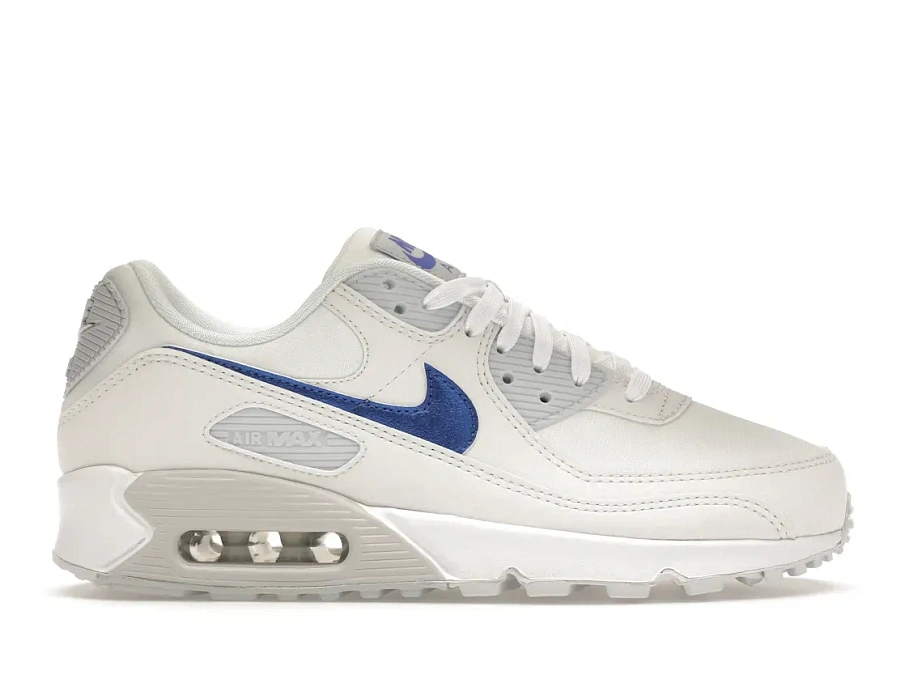 Фото № 1 с приближением к товару «‎Nike Air Max 90 White Metallic Blue »