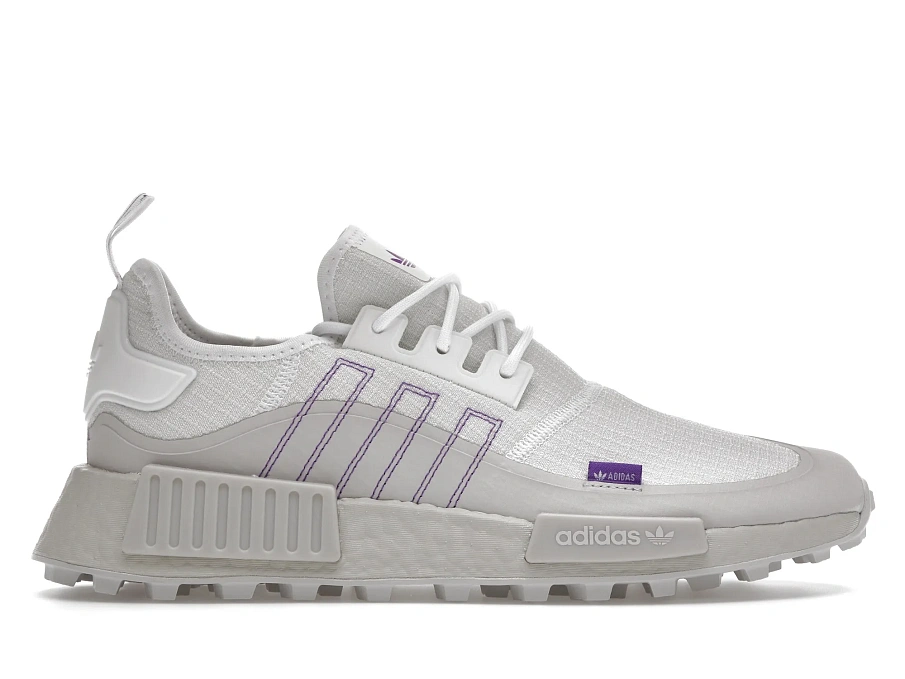 Фото № 1 с приближением к товару «‎adidas NMD TR White Grey Purple»