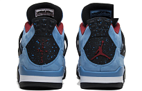 Фото № 4 с приближением к товару «‎Nike Air Jordan 4 Retro Travis Scott Cactus Jack Basketball Shoes blue»