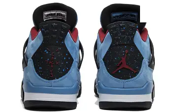 Nike Air Jordan 4 Retro Travis Scott Cactus Jack Basketball Shoes blue - 5