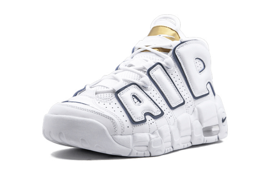 Фото № 2 с приближением к товару «‎Nike Air More Uptempo Navy White»