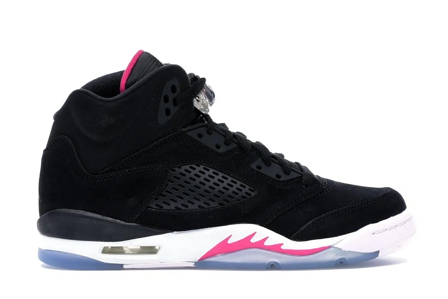 Фото № 1 с приближением к товару «‎Jordan 5 Retro Black Deadly Pink »