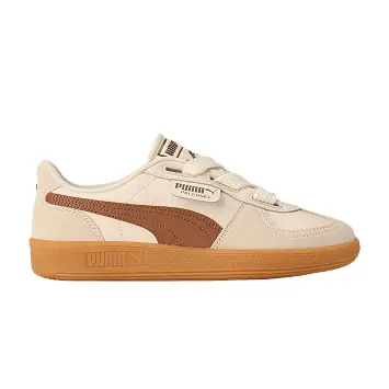 Puma Women's Palermo Wide Lace SD Frosted Ivory Brown Mushroom - 1