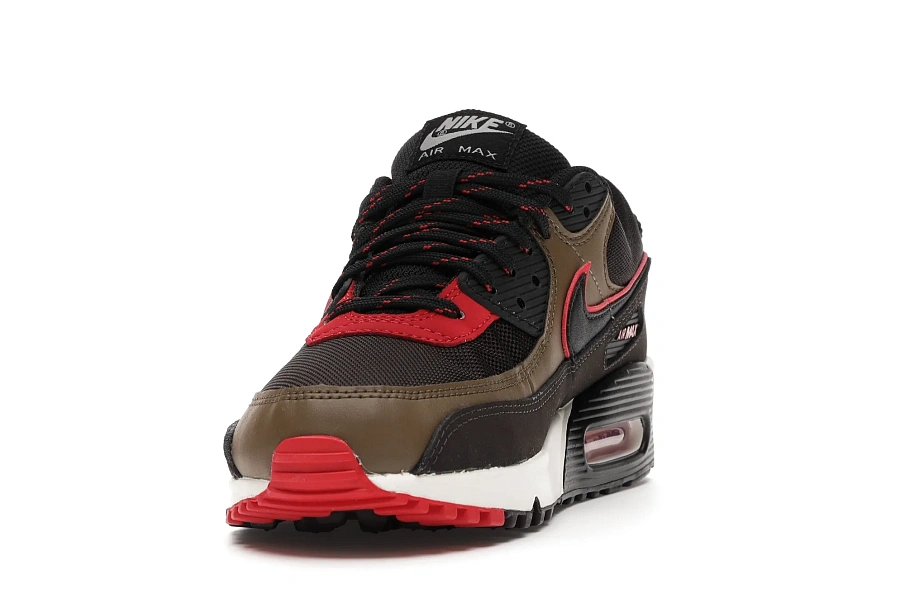 Фото № 3 с приближением к товару «‎Nike Air Max 90 Velvet Brown University Red»