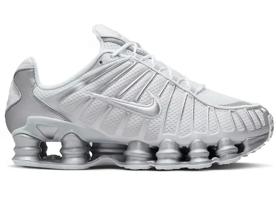 Фото № 1 с приближением к товару «‎Nike Shox TL White Chrome »