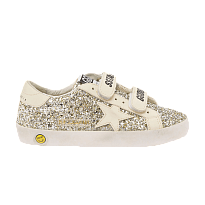 Фото № 1 с приближением к товару «‎Golden Goose Old School Kids Platinum Glitter Cream»