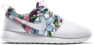 Nike Roshe Run White Floral Aloha 