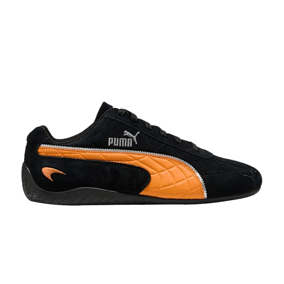 Фото № 1 с приближением к товару «‎Mclaren Racing x Puma Speedcat Black Bright Papaya»