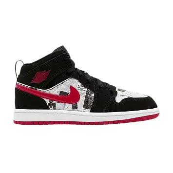 Air Jordan 1 Mid SE PS Newspaper Air Times - 1