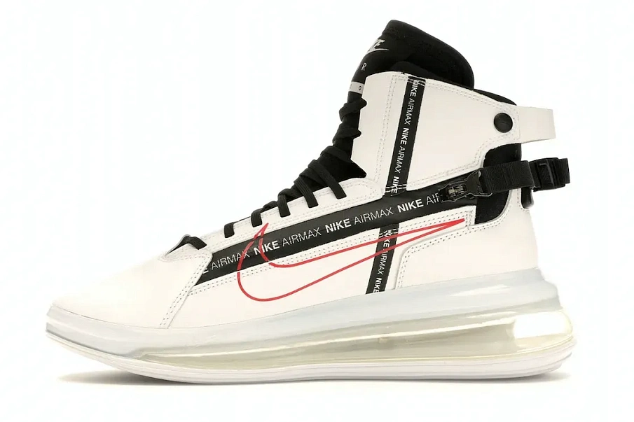 Фото № 3 с приближением к товару «‎Nike Air Max 720 Saturn White Black Red»