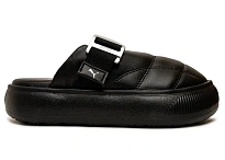 Фото № 1 с приближением к товару «‎Puma Suede Mayu Leather Mule Black Silver »