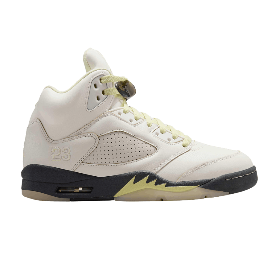 Фото № 1 с приближением к товару «‎Women's Air Jordan 5 Retro Luminous Green (IM7592-130)»