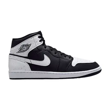 Air Jordan 1 Mid SE Black White - 1