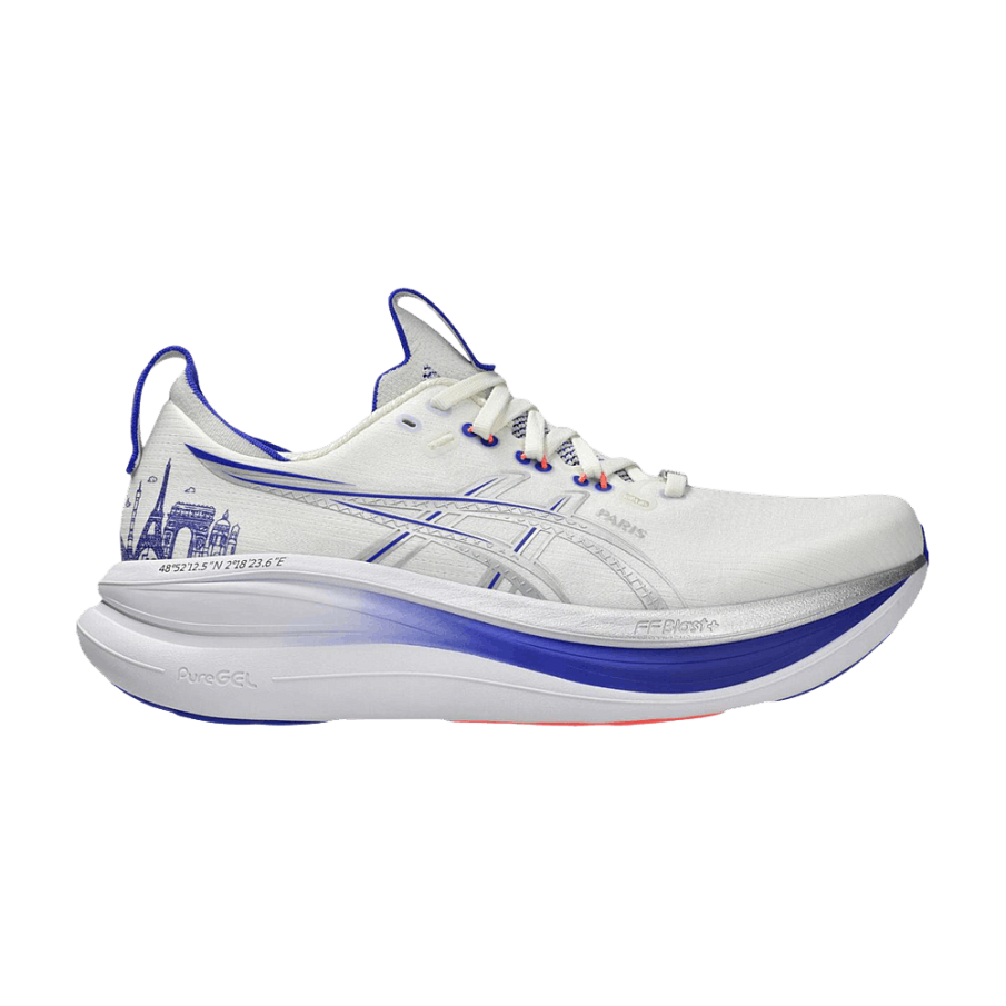 Фото № 1 с приближением к товару «‎ASICS GEL-Nimbus 28 Cream Pure Silver (1013A208-100)»
