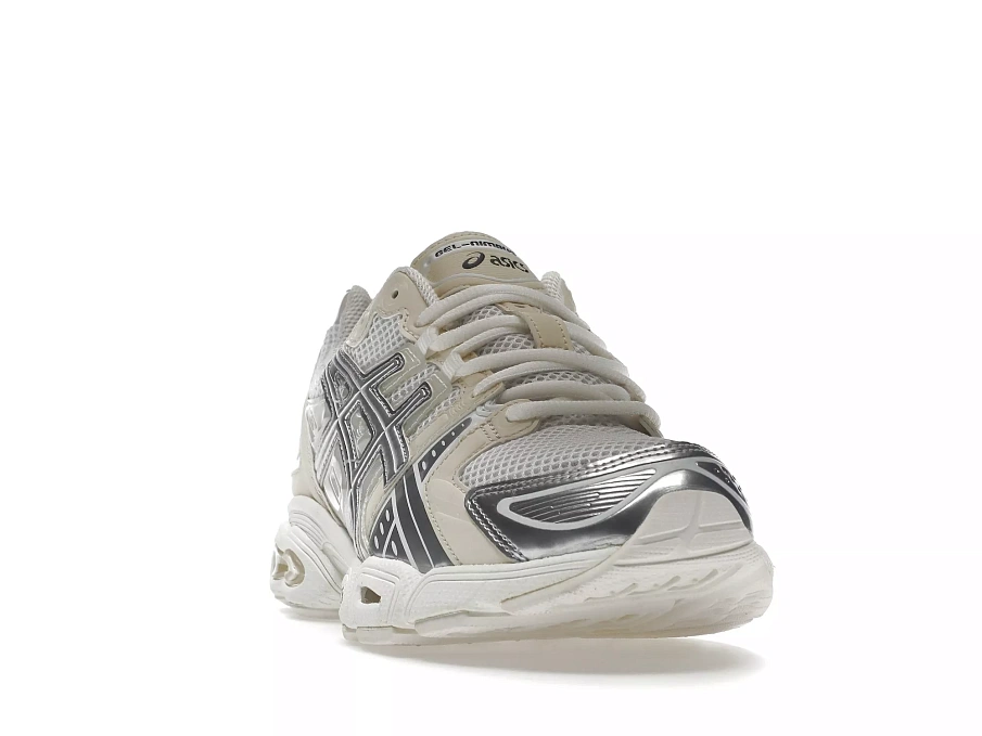 Фото № 2 с приближением к товару «‎ASICS Gel-Nimbus 9 Wind And Sea White Silver»