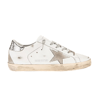 Фото № 1 с приближением к товару «‎Golden Goose Women's Superstar Silver Snakeskin»